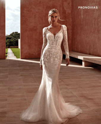 Pronovias Style #PR124BQ2 #0 Off-White thumbnail